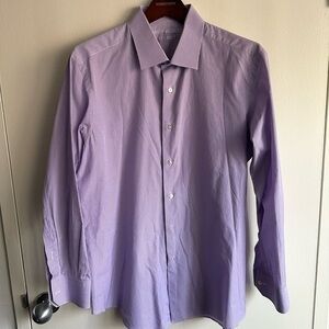 David August Bespoke Purple Dress Shirt